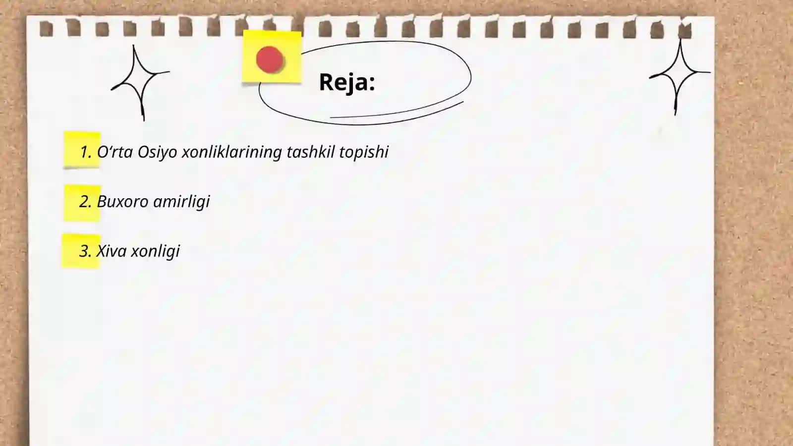 Oʻrta Osiyo xonliklari tarixi 2