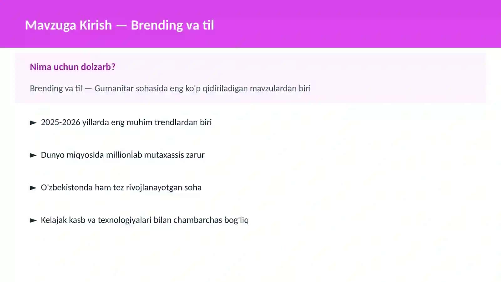 Brending va til 2