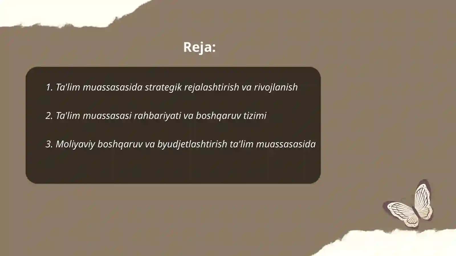 Ta'lim muassasasi menejmenti 2
