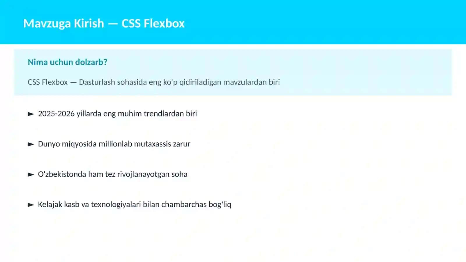 CSS Flexbox 2