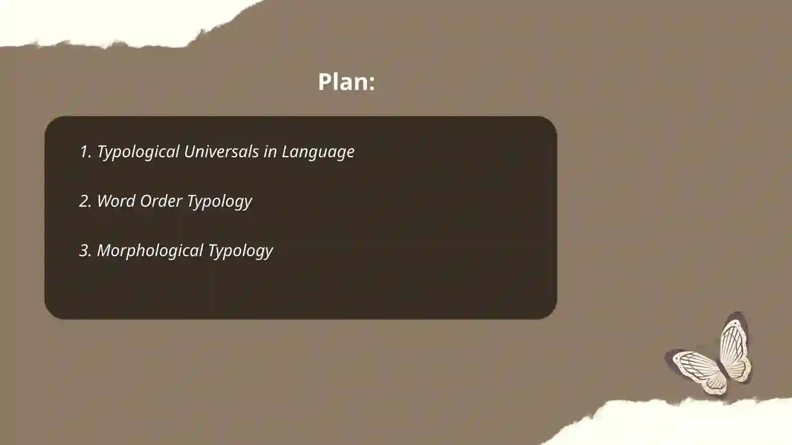 Modern typological studies 2