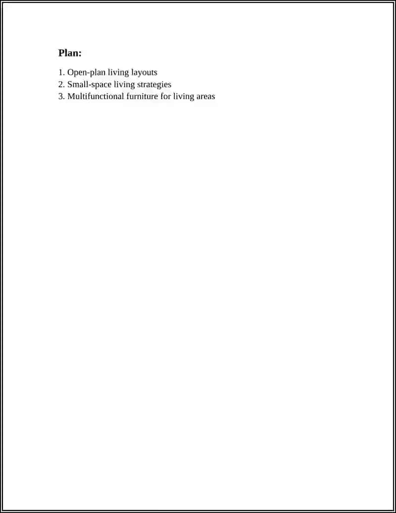 Open-plan living layouts 2