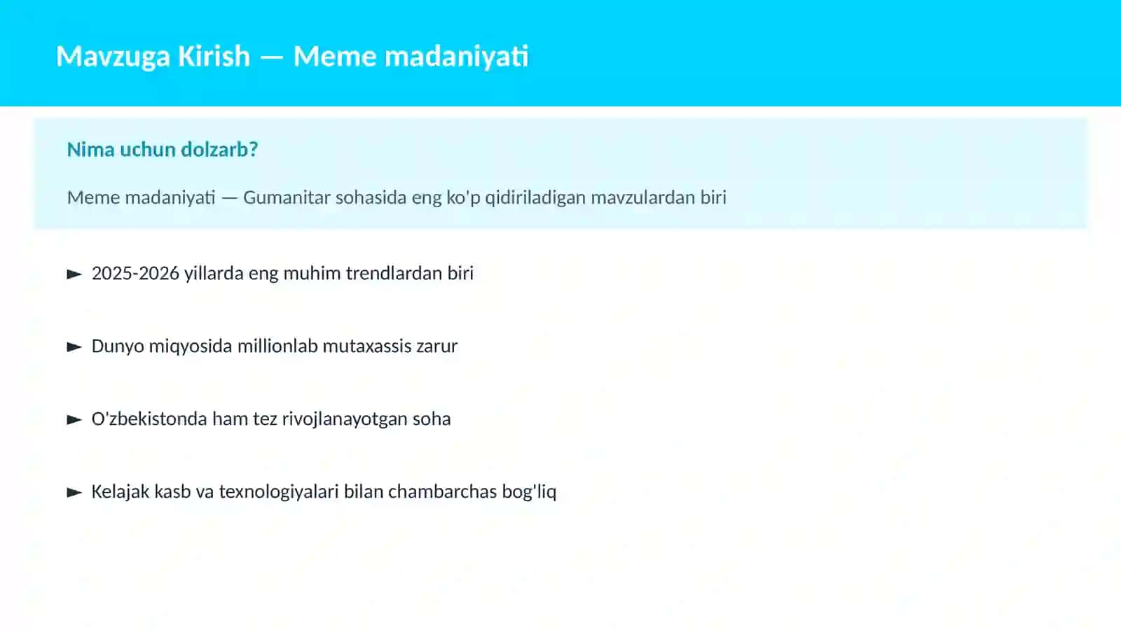 Meme madaniyati 2