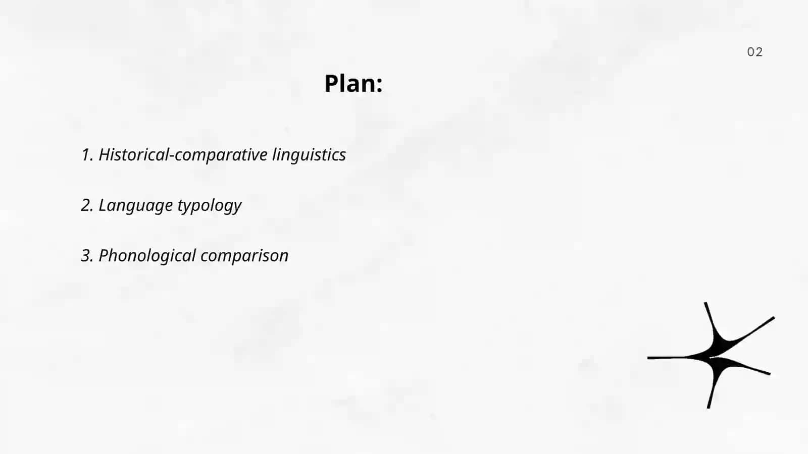 Methods of comparative study of languages 2