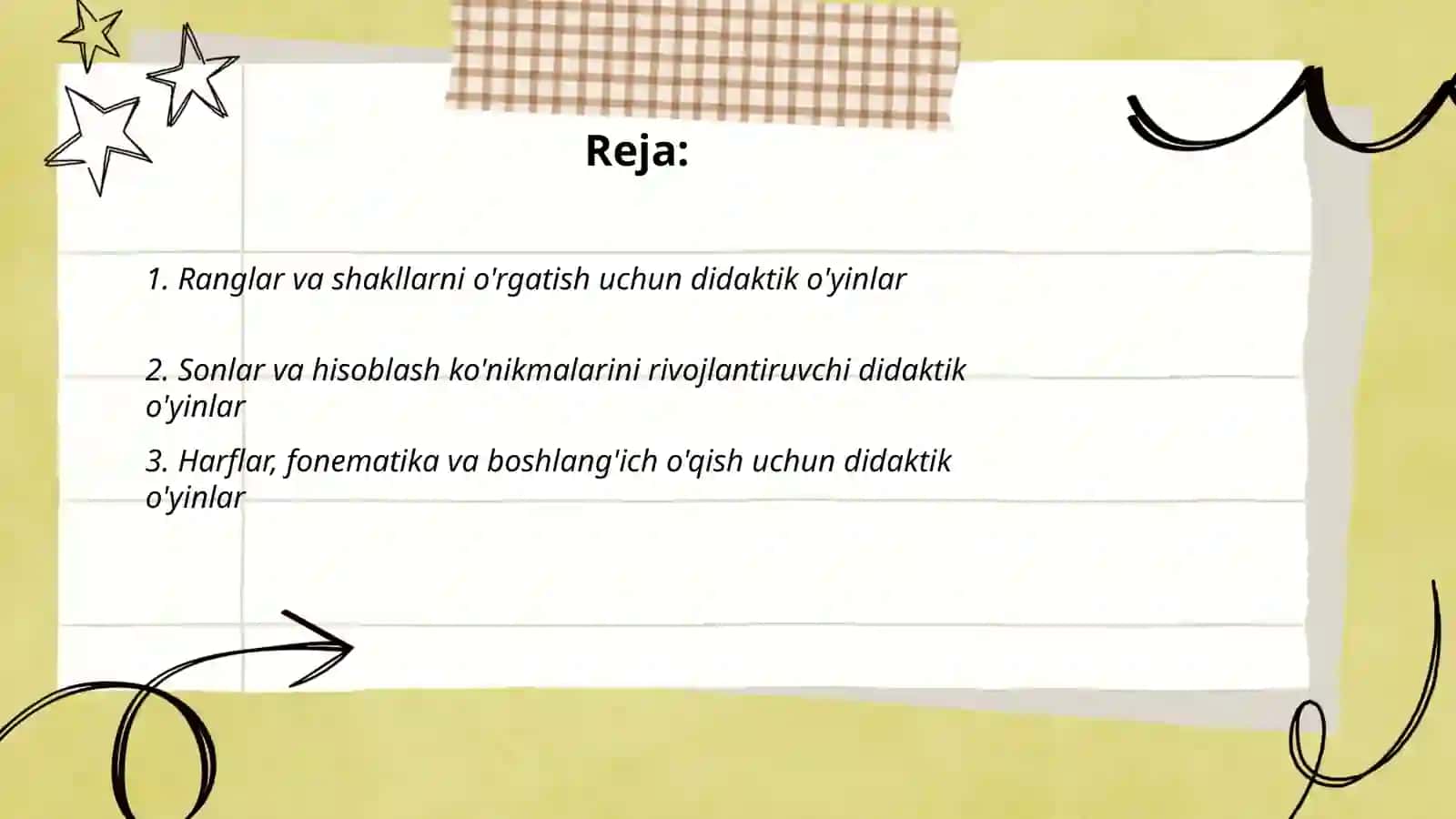 ILK YOSHDAGI BOLALAR UCHUN DIDAKTIK O'YINLAR 2