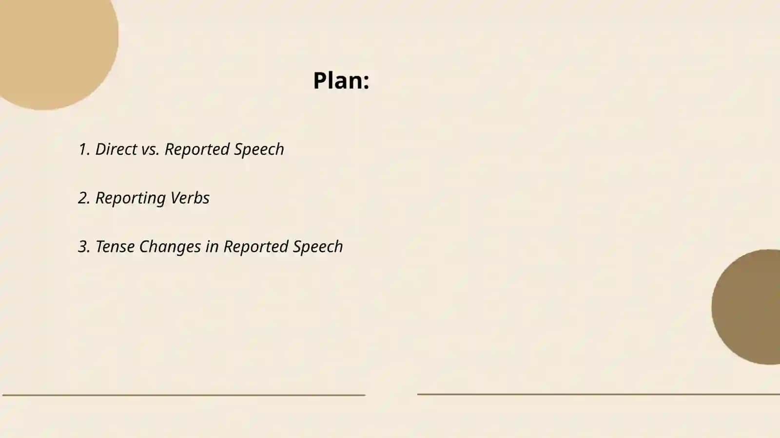Reported speech 2
