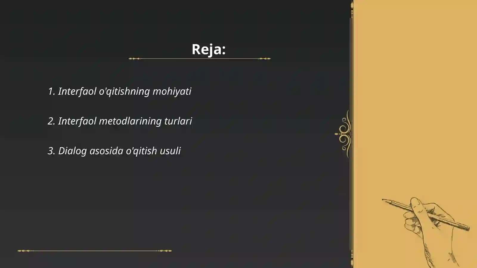 O'qitishning interfaol modeli 2
