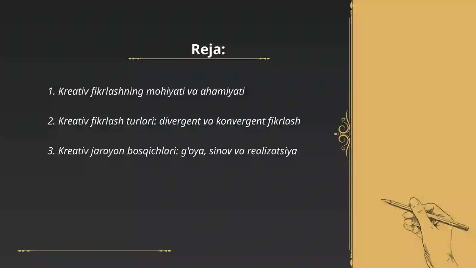 Kreativ fikrlash va uni rivojlantirish yóllari 2