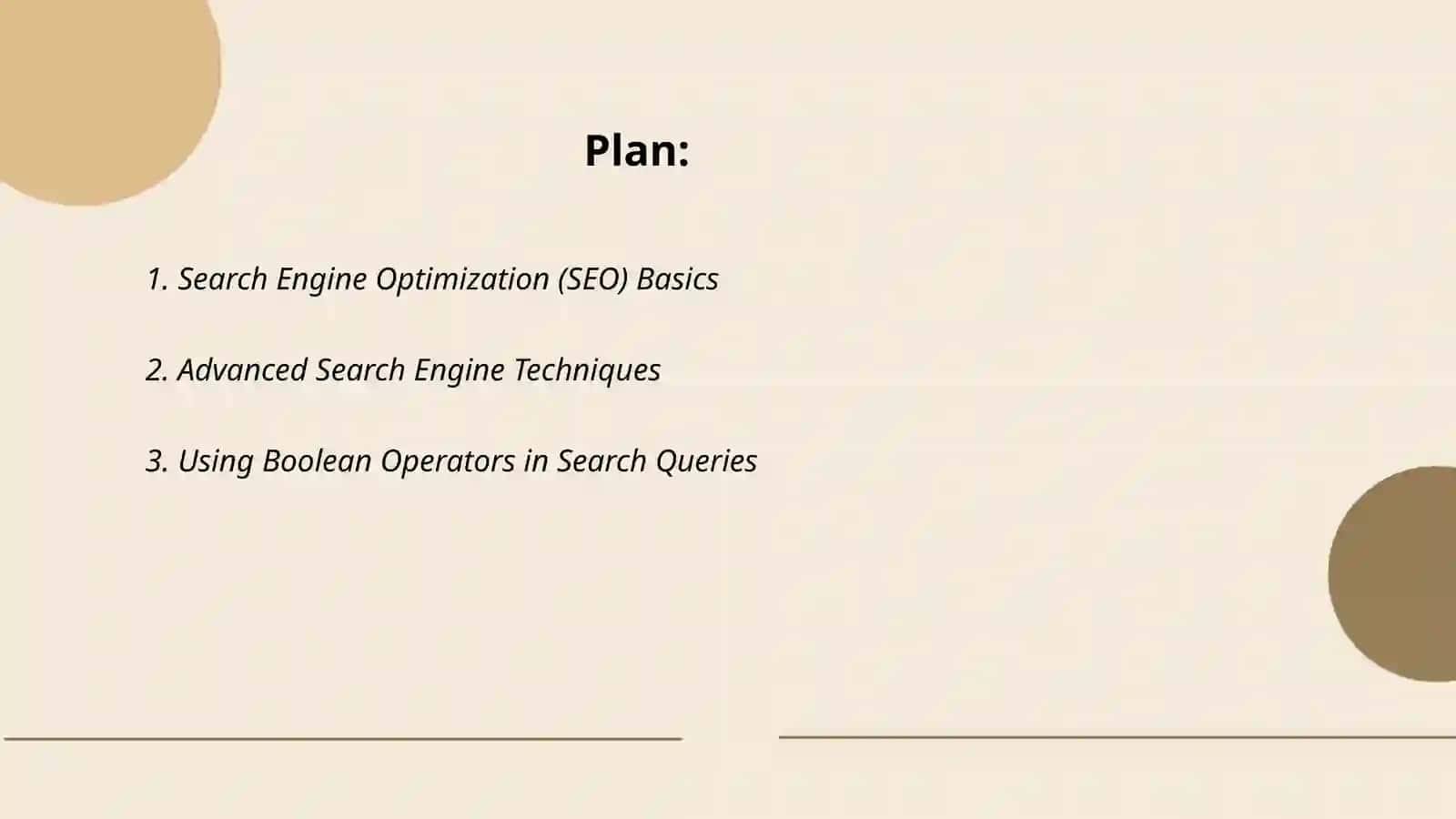 Search Engine Optimization (SEO) Basics 2