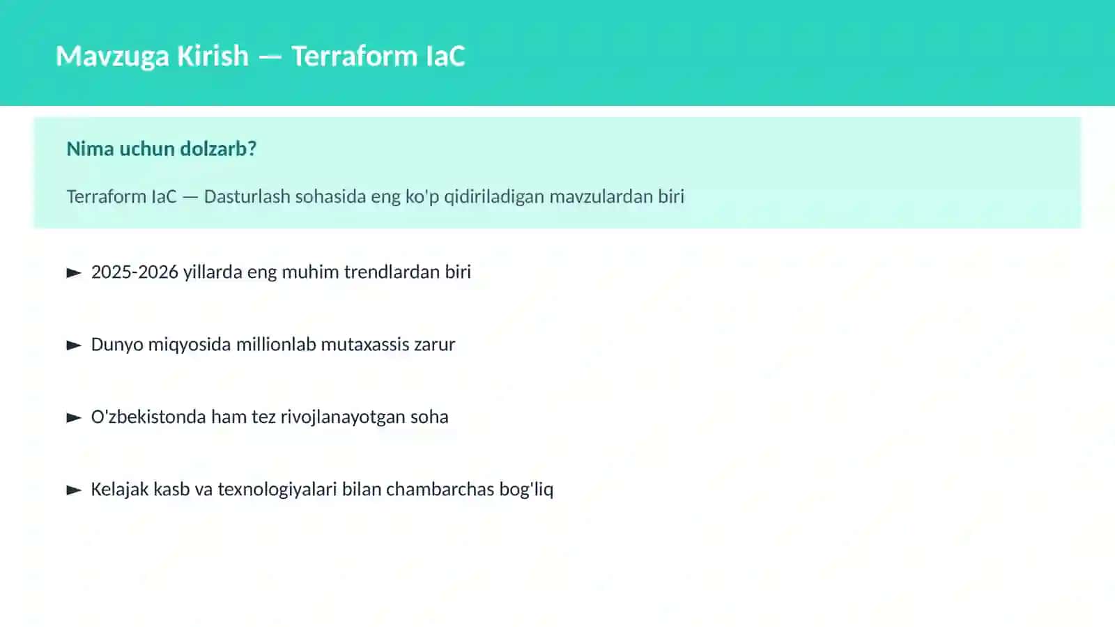 Terraform IaC 2