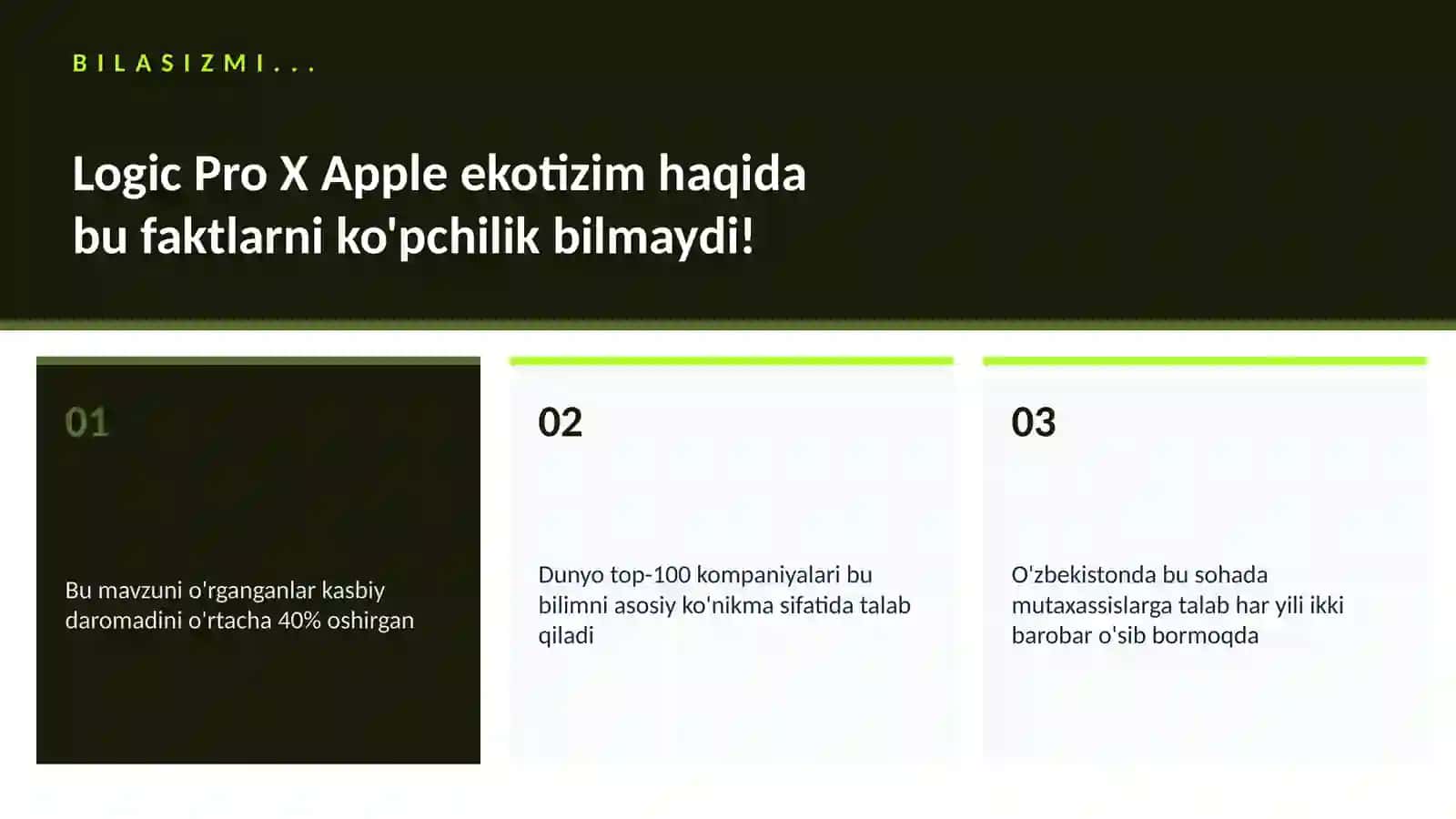 Logic Pro X Apple ekotizim 2
