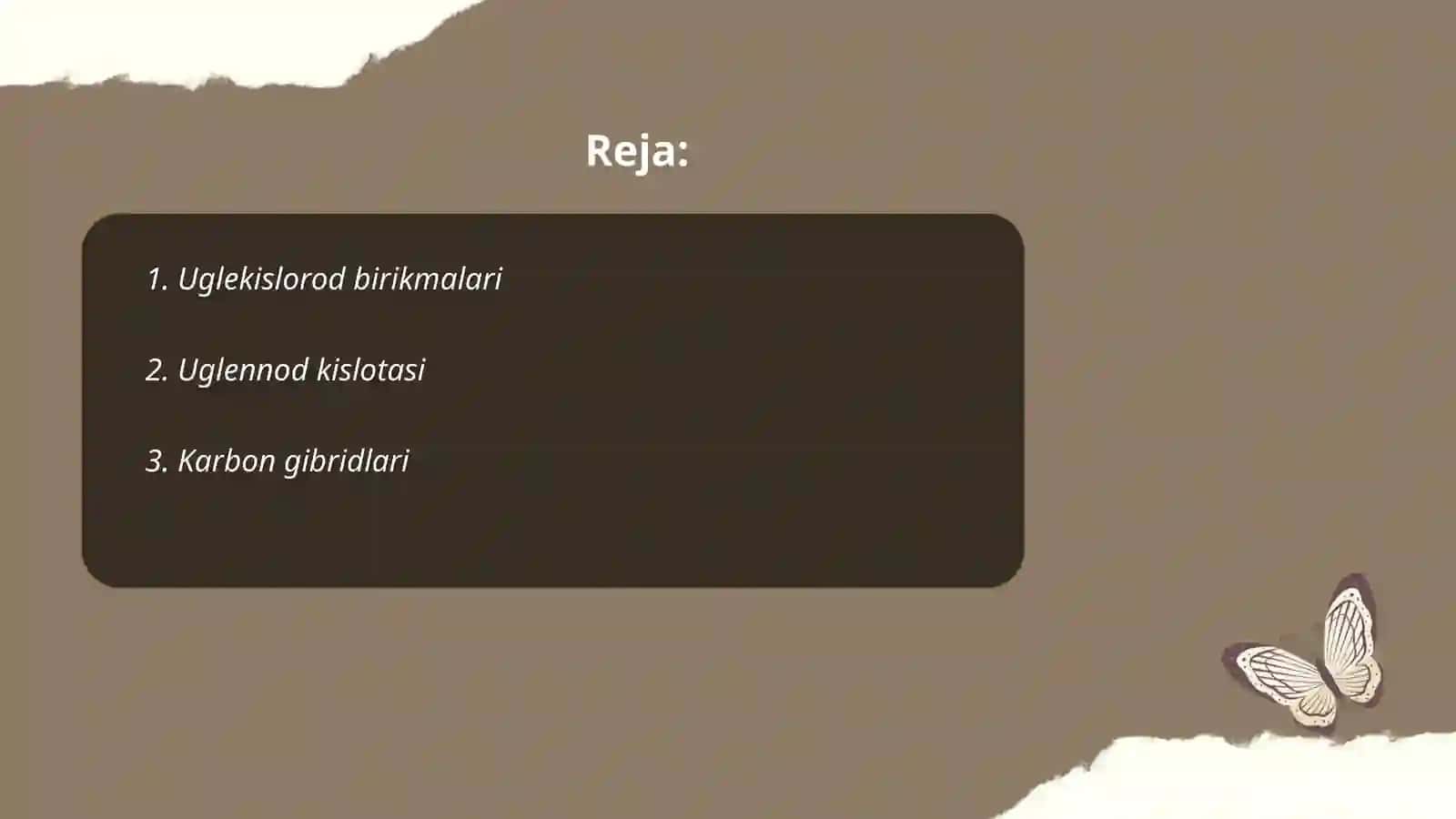 V A guruh elementlari (C misolida) 2