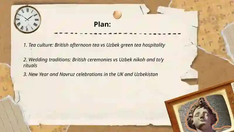 Traditions in UK and Usbekistan 2
