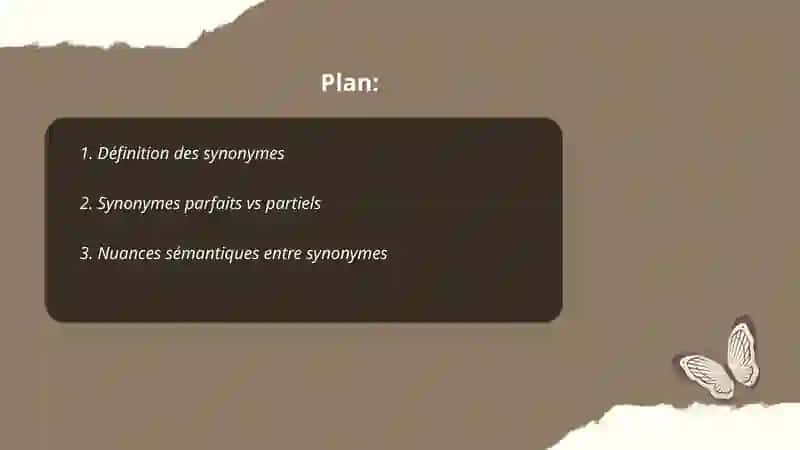 Synonymes 2