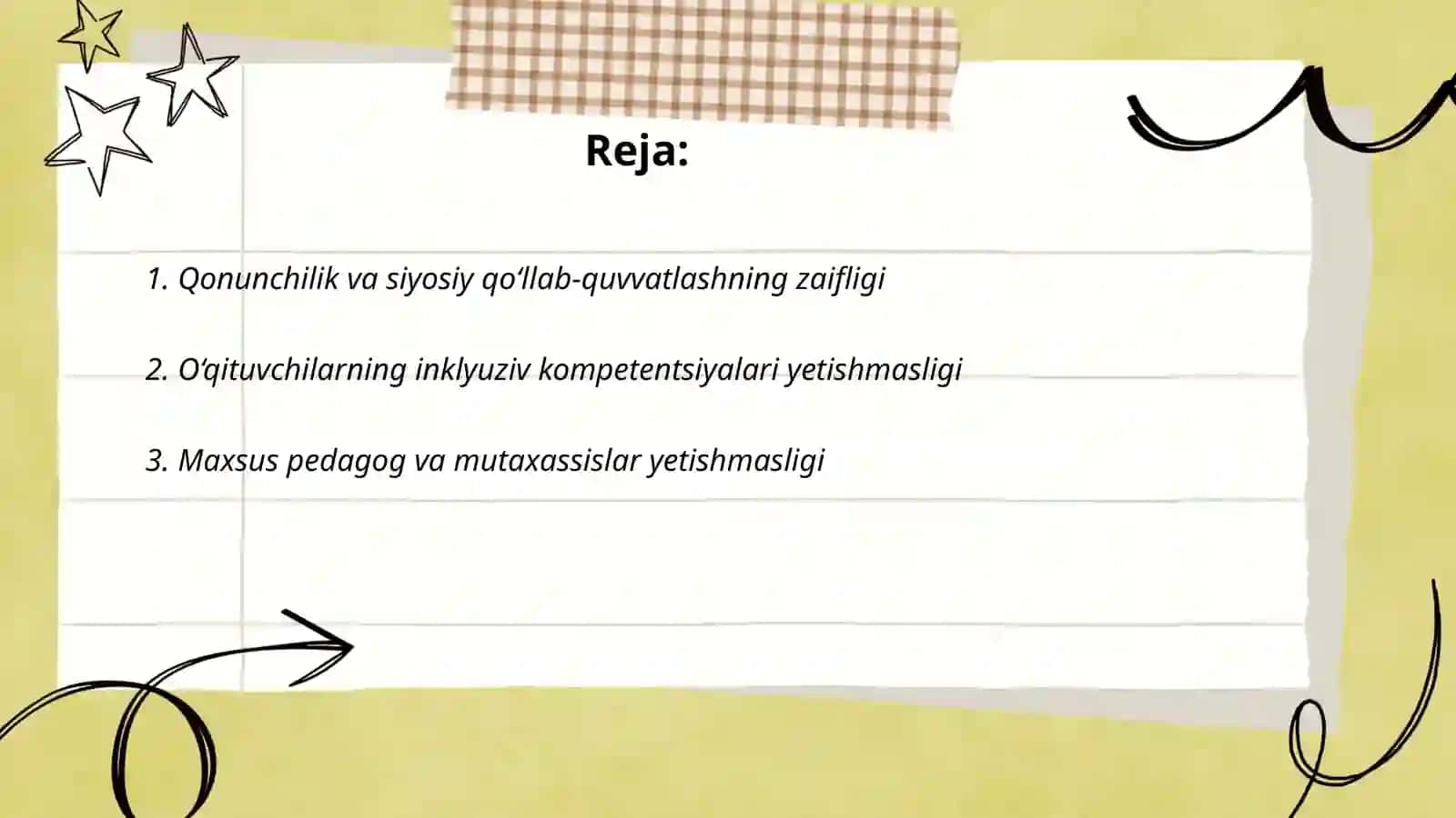 Inklyuziv ta'limni joriy etish muammolari 2
