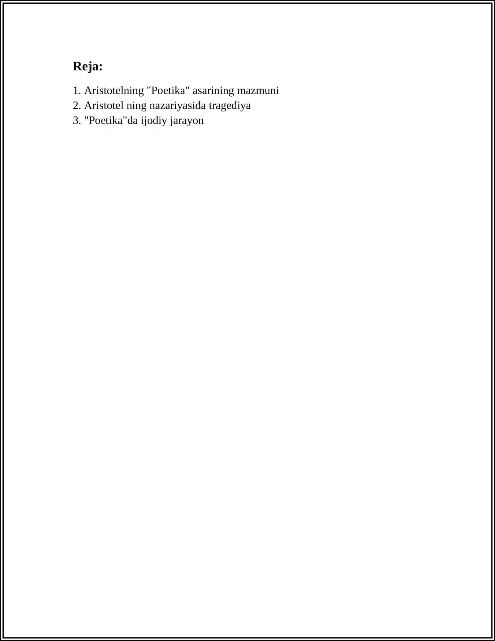 ARISTOTELNING"POETIKA"ASARINI OʻQIB OʻRGANISH 2