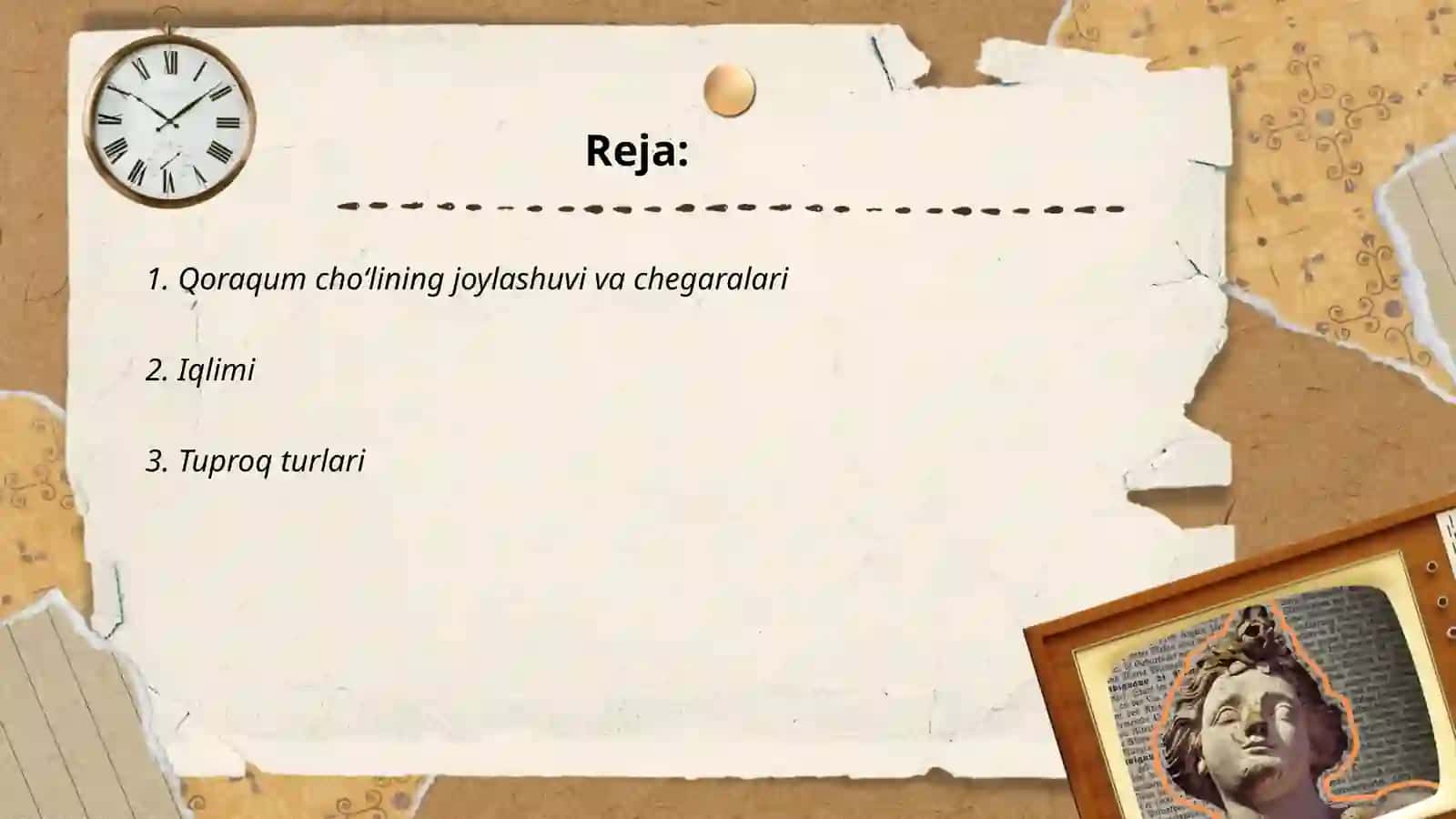 Qoraqum choʻliga tabiiy geografik tavsif 2