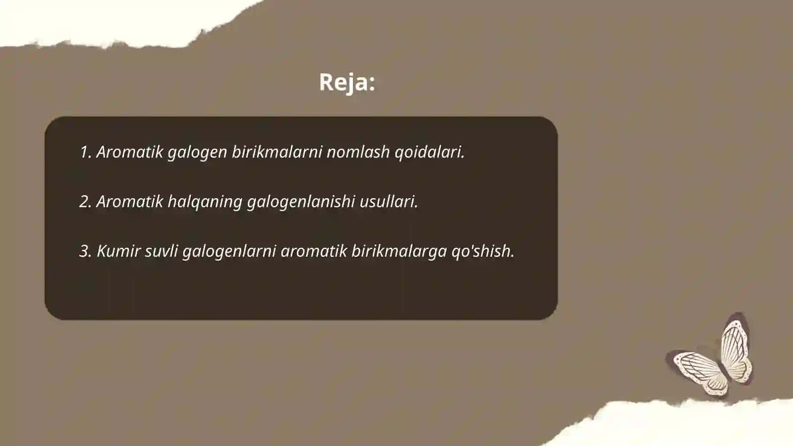 Aromatik galogen birikmalar 2