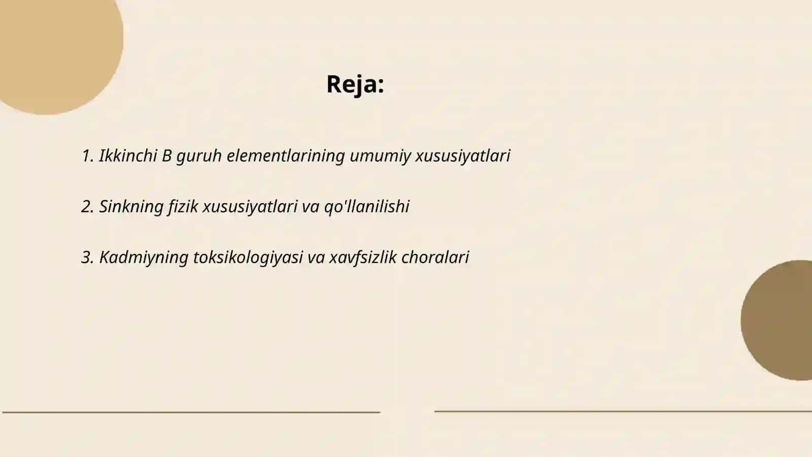 Ikkinchi B guruh elementlari 2
