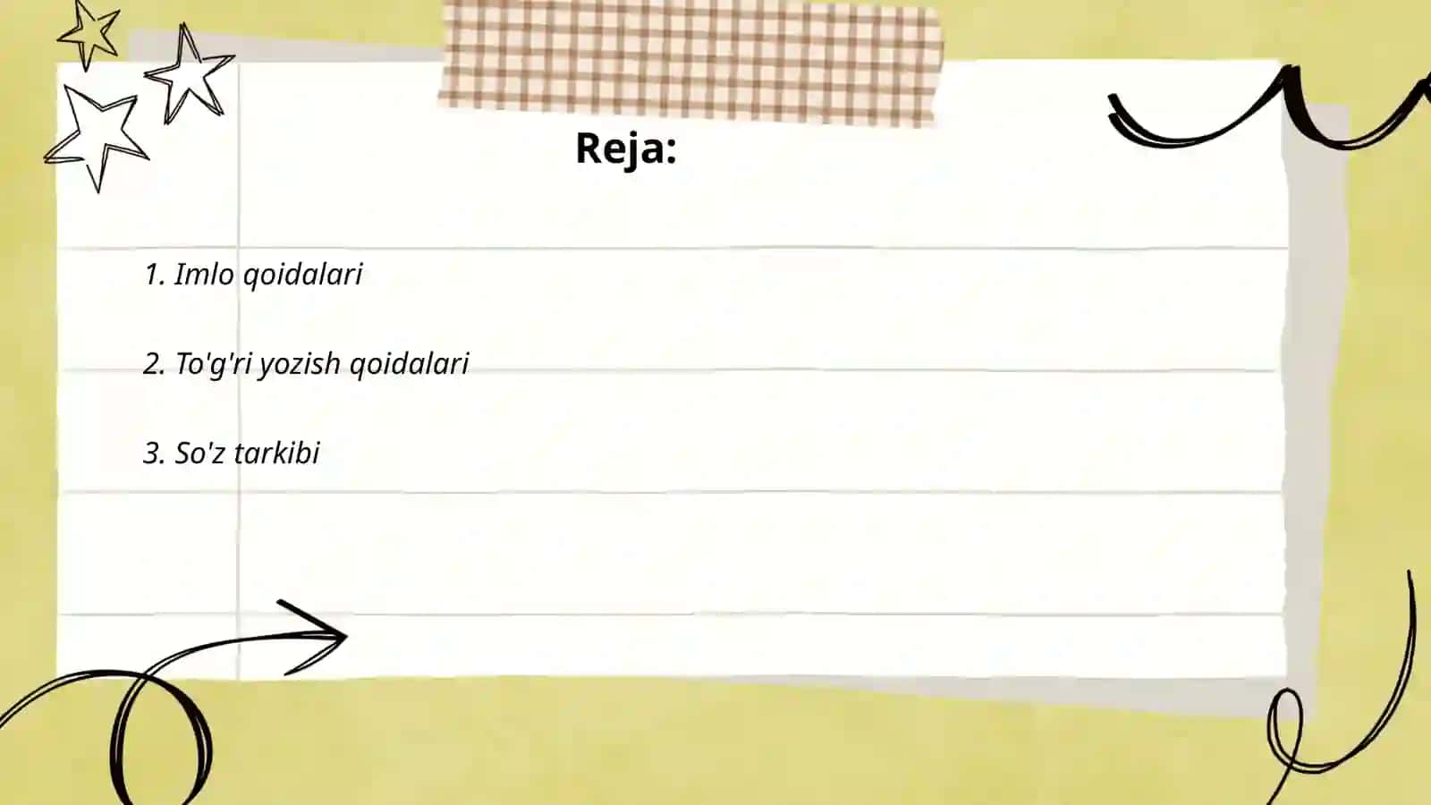 So'z turkumlarini o'rganishda orfografik bilimlar 2