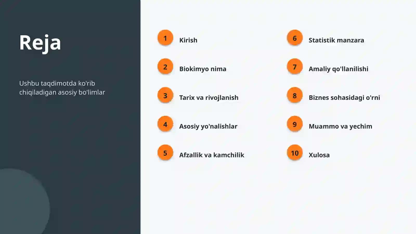 Biokimyo Statistik Ko'rsatkichlari 2