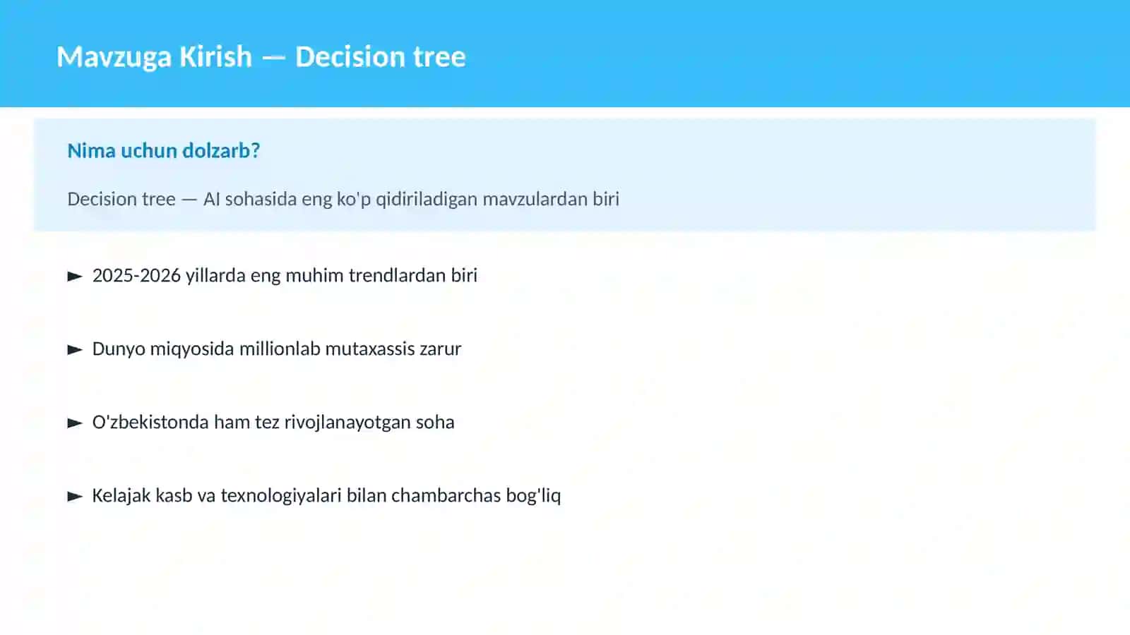 Decision tree 2