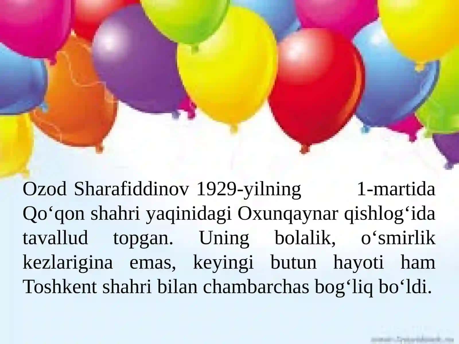 Ozod SHARAFIDDINOV 2