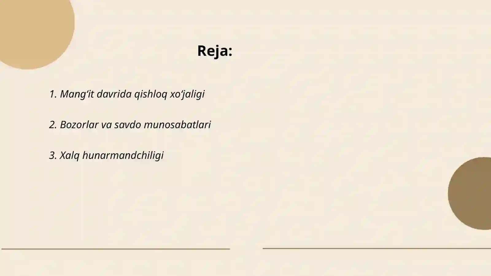 Mangʻit davrida qishloq xoʻjaligi 2
