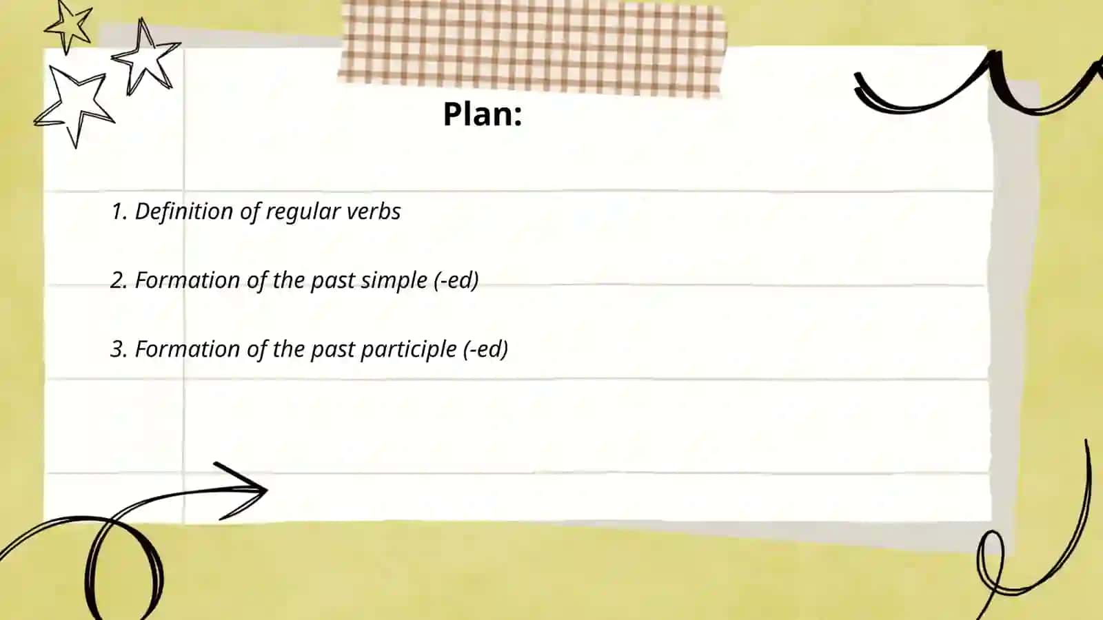 Regular verbs 2