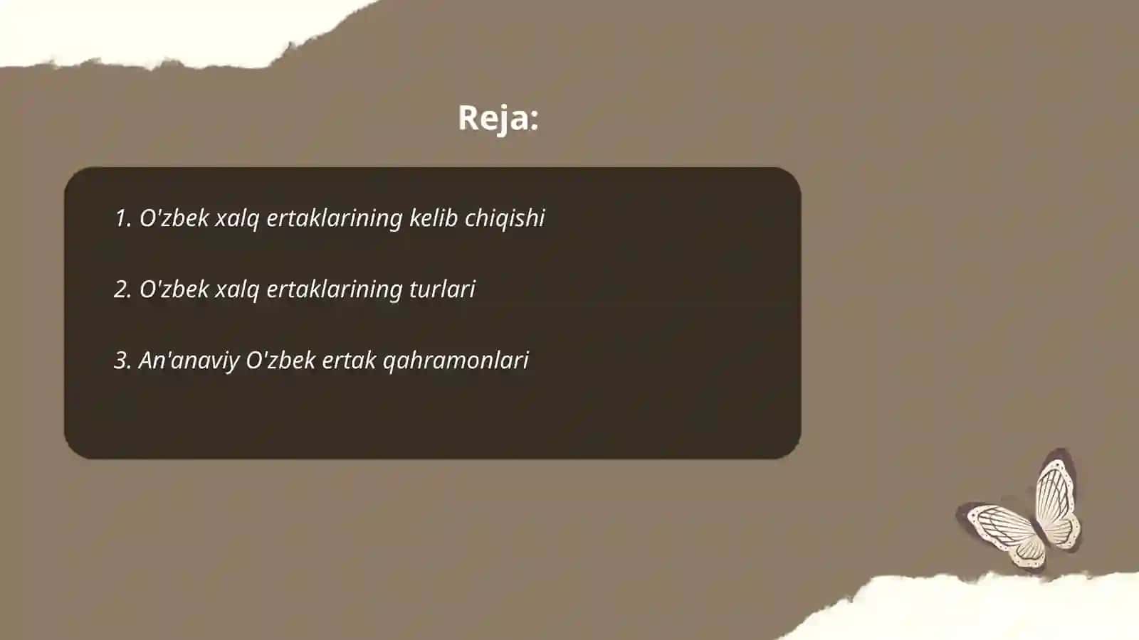 O'zbek xalq ertaklari 2