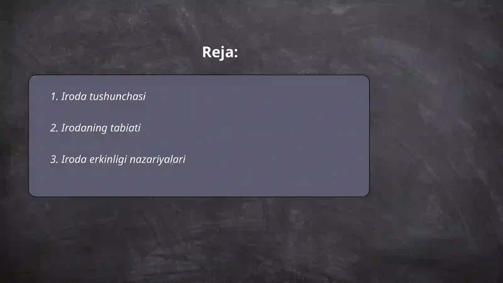 Iroda borasidagi nazariyalar 2