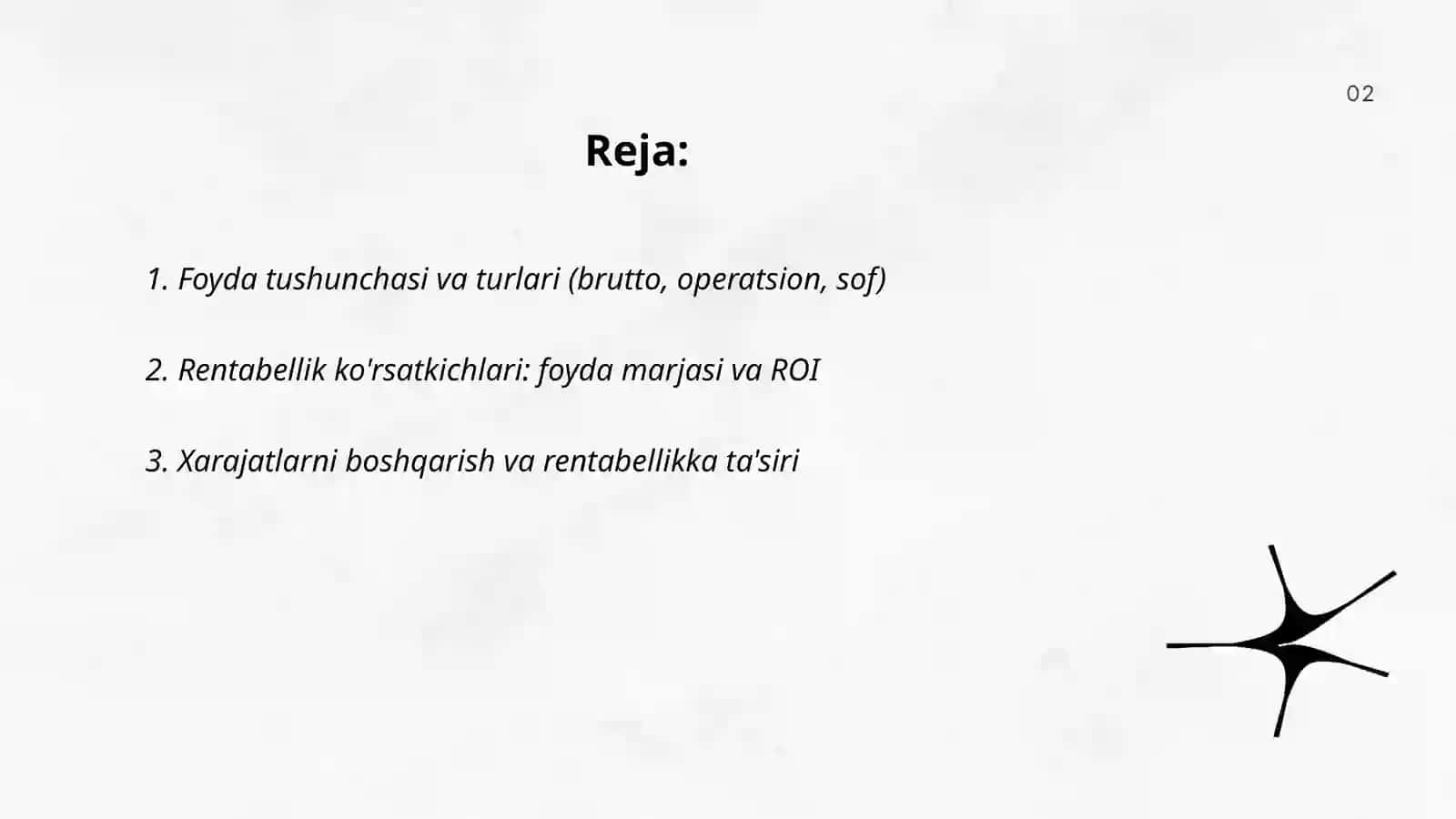 Biznesda foyda va rentabillik 2
