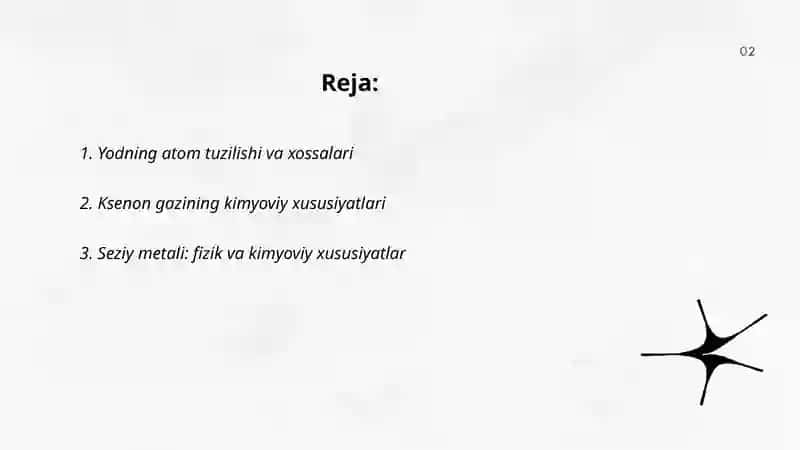 Yod, Ksenon, Seziy, Bariy 2