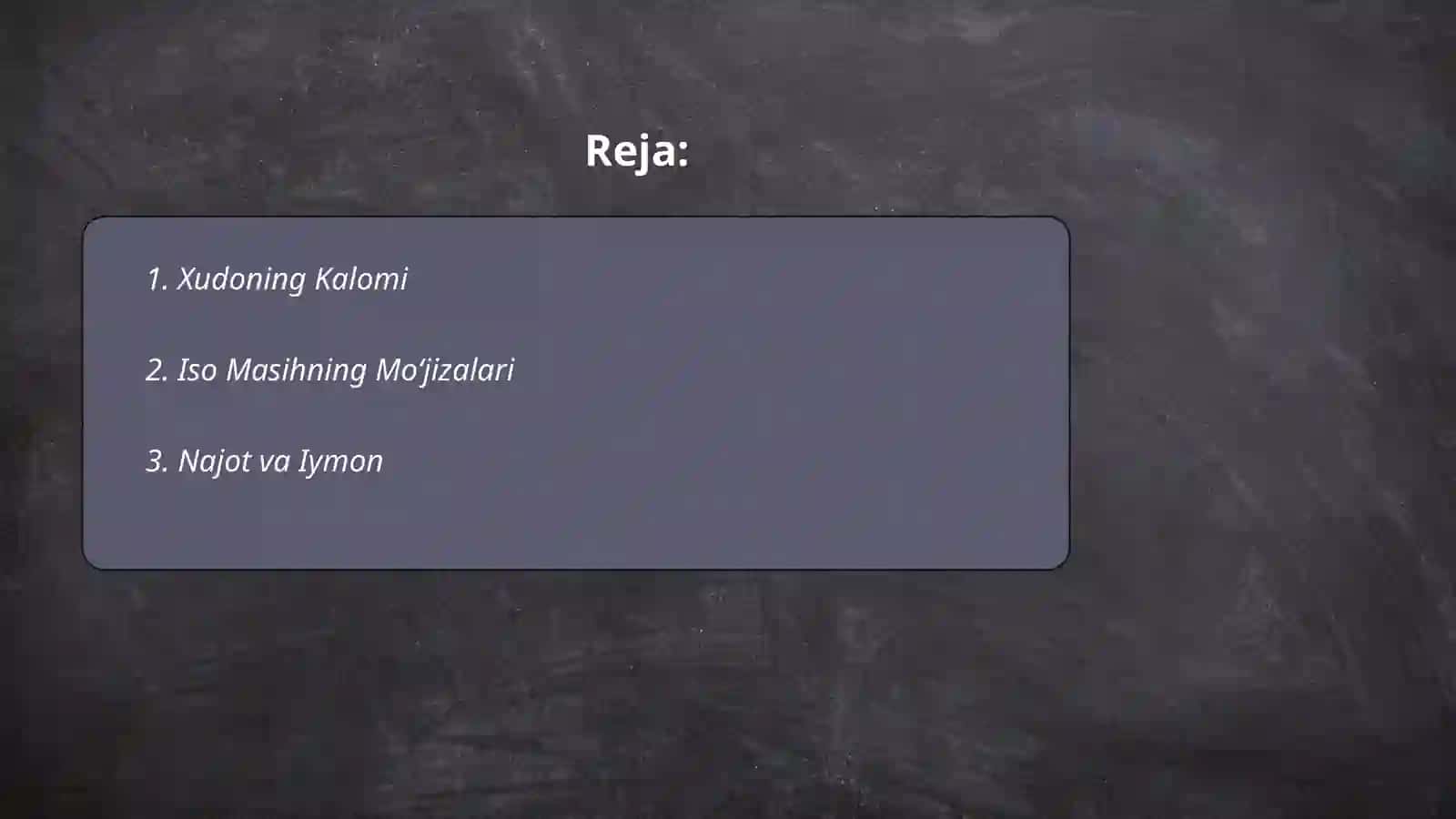 Xudoning Kalomi 2