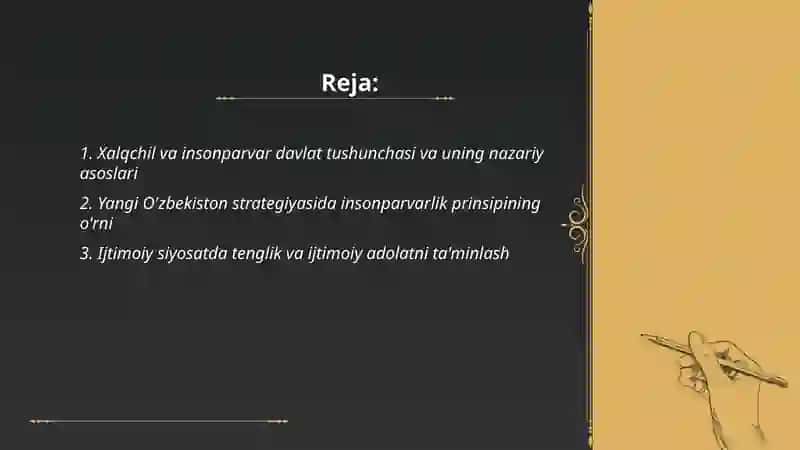Xalqchil va insonparvar davlat qurishning ijtimoiy siyosiy ahamiyati 2