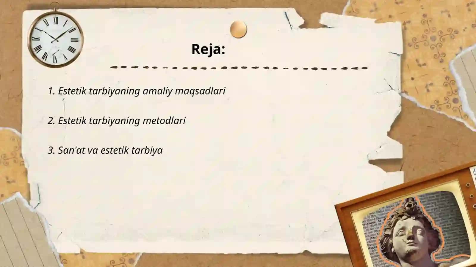 Estetik tarbiyaning mazmuni 2