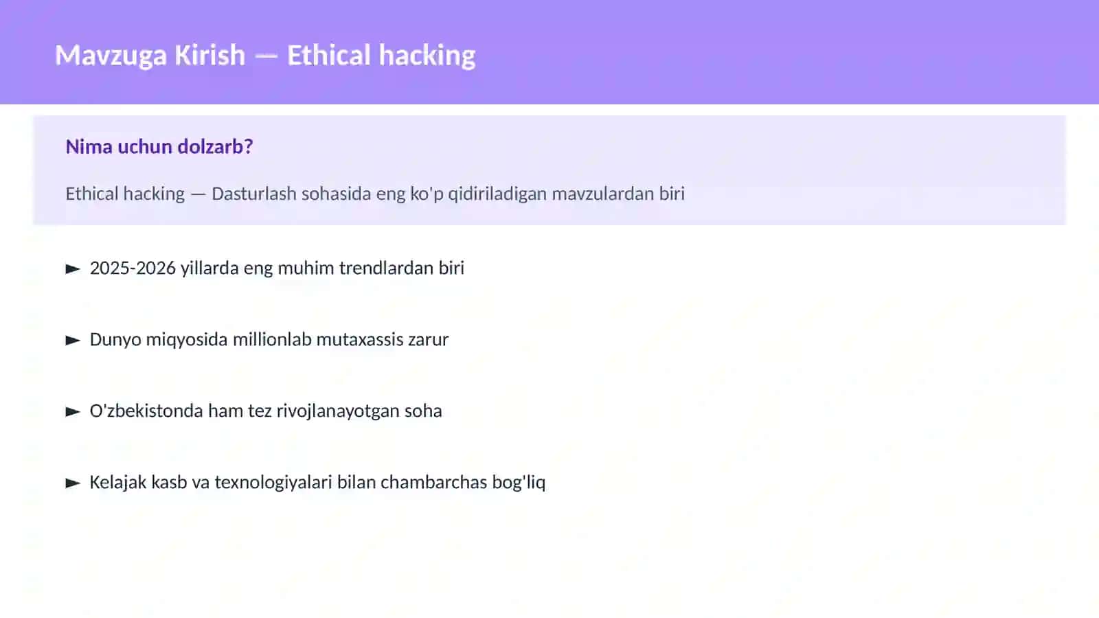 Ethical hacking 2