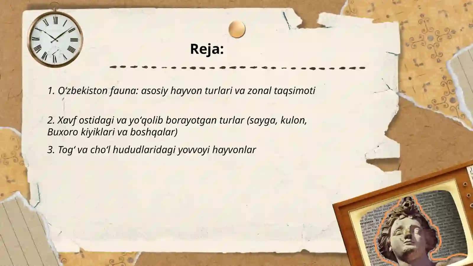 Oʻzbekiston hayvonot dunyosi,tabiatni muhofaza qoʻyish 2