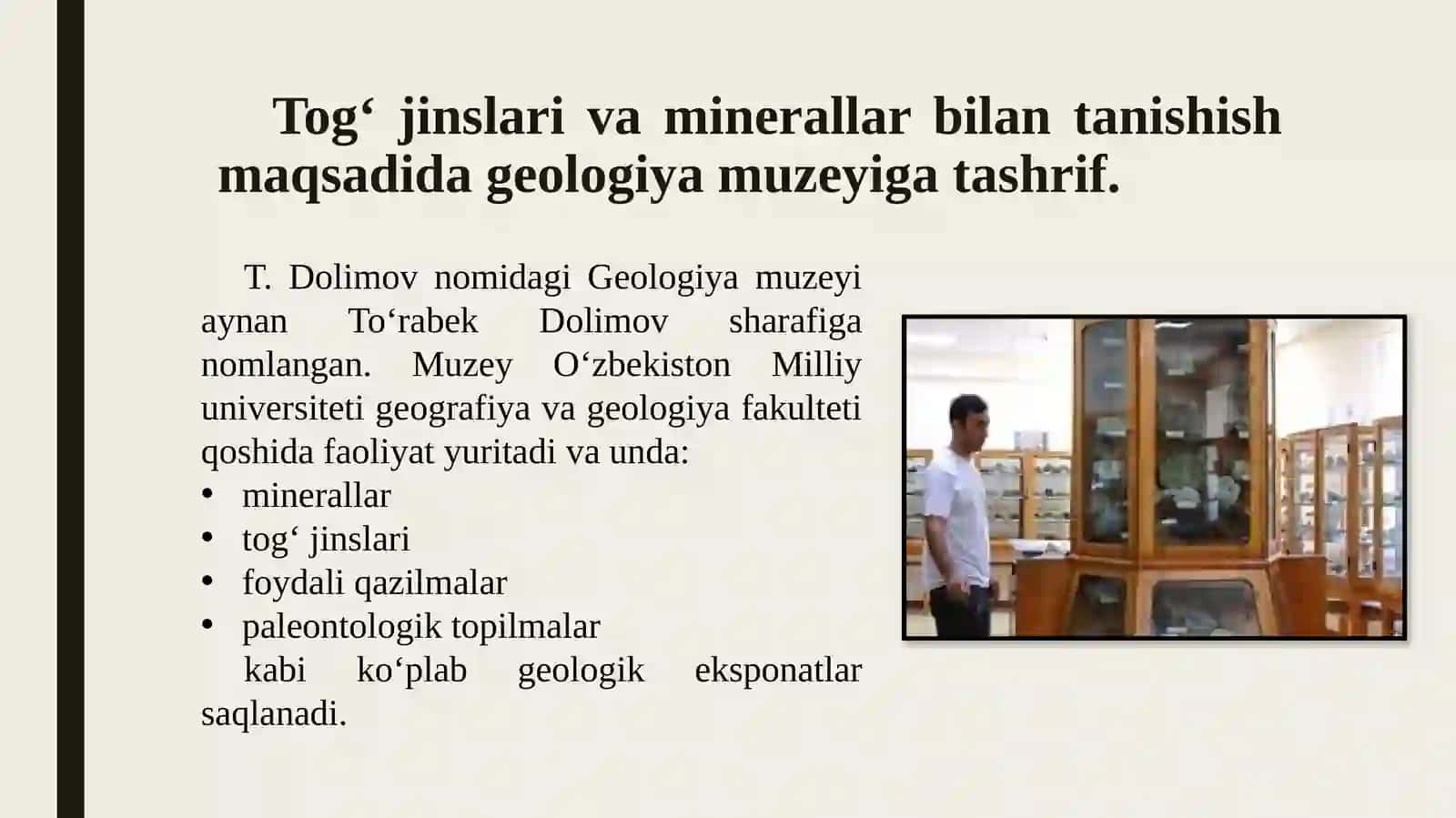 Tog‘ jinslari va minerallar 2