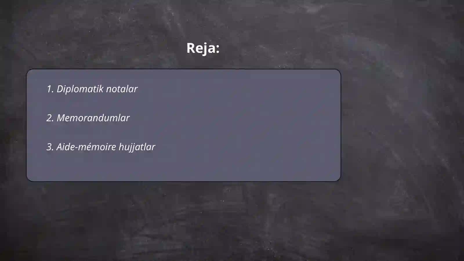 Diplomatik yozishmalarning turlari 2