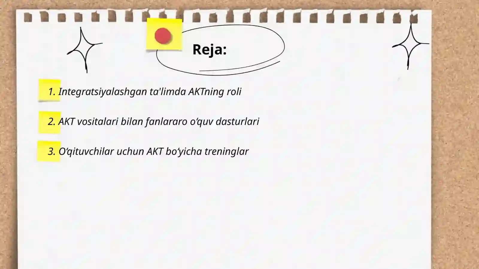Integratsiyalashgan ta'limda AKT dam foydalanish 2