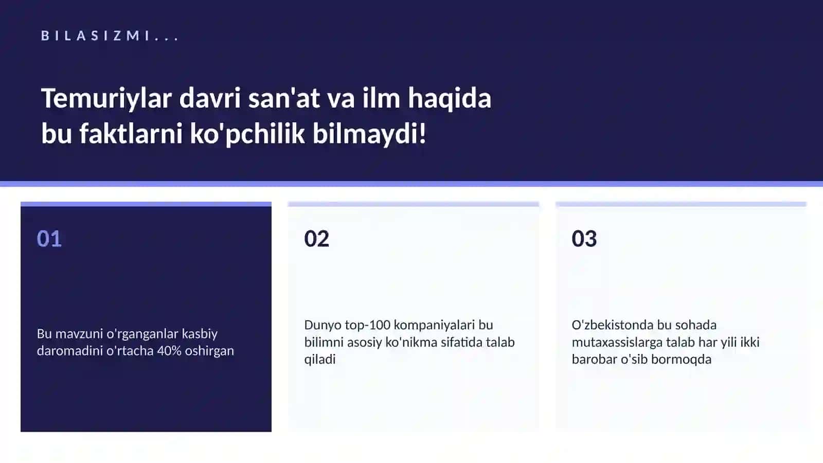 Temuriylar davri san'at va ilm 2