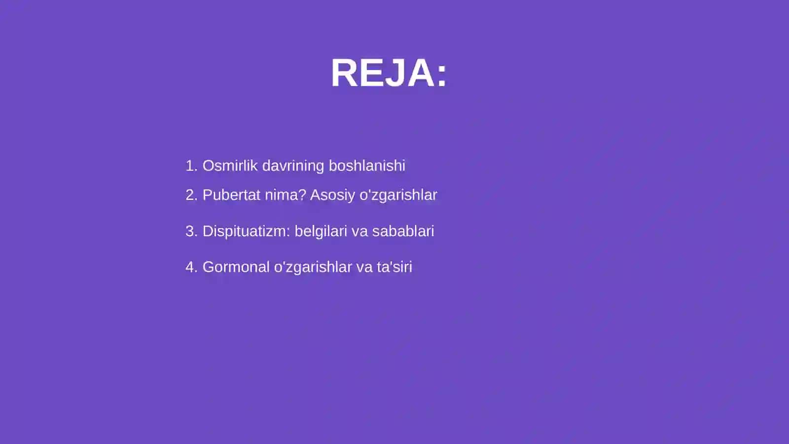 Pubertat oʻsmirlik dispituitazim 2