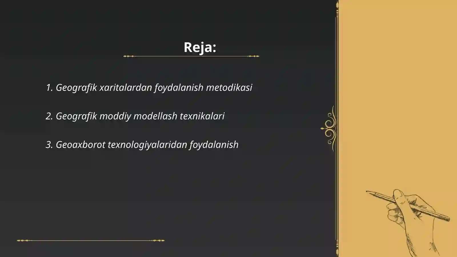 Geografiya darslarida amaliy mashg'ulotlaridan foydalanish metodikasi 2