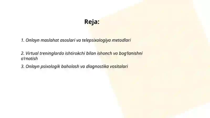 Raqamli psixologiya: onlayn maslahat va virtual treninglar 2