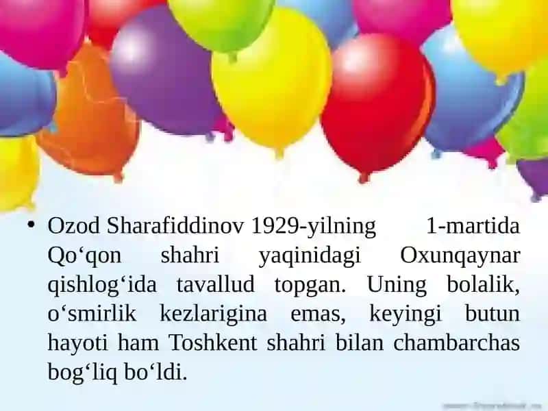 Ozod SHARAFIDDINOV 2