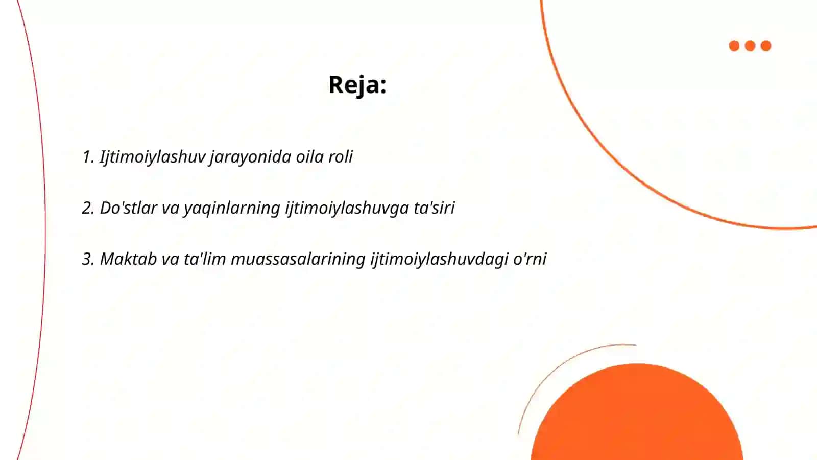 Ijtimoiylashuvga ta’sir etuvchi omillar 2