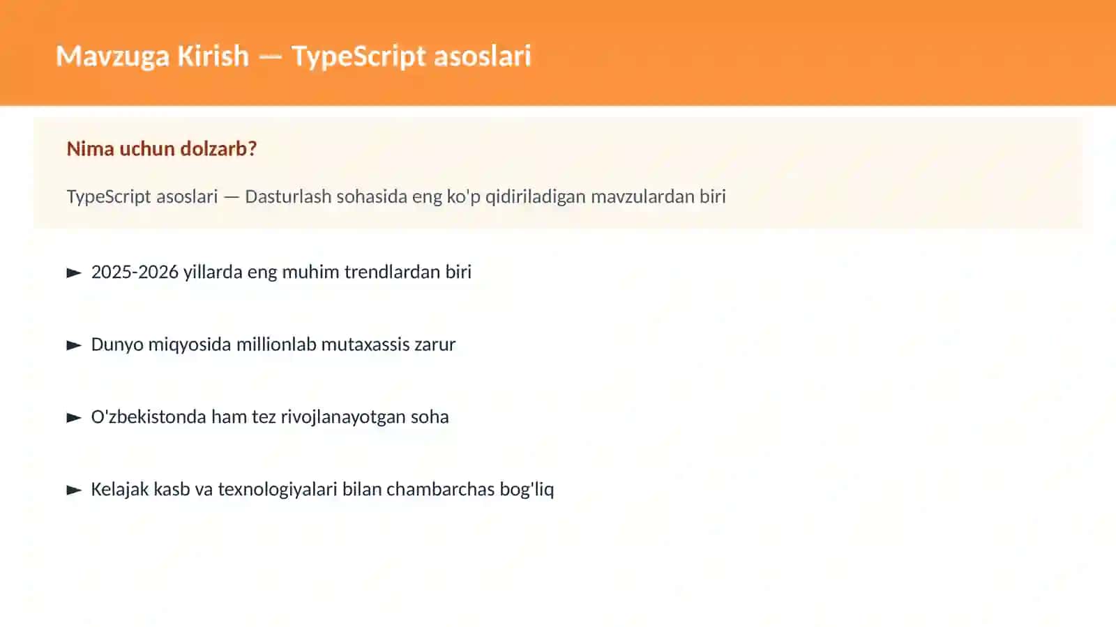 TypeScript asoslari 2