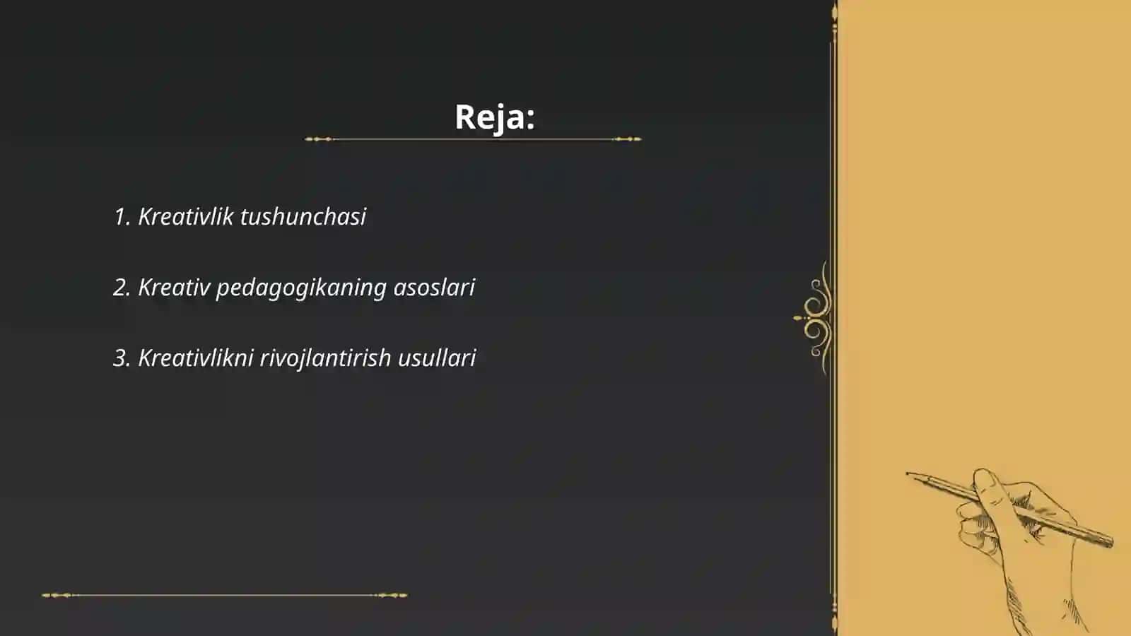 Kreativ va kreativ pedagogika tushunchalarning mohiyati 2