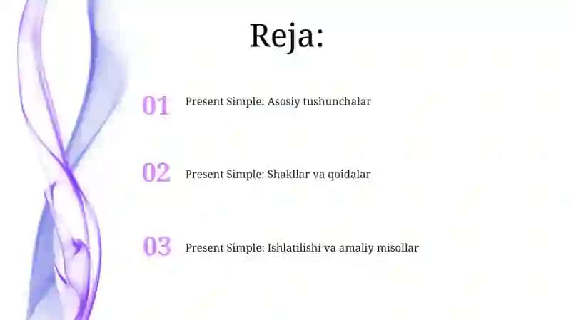 Present Simple 2